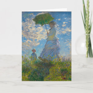 Claude Monet Woman mit einem Sonnenschirm Karte