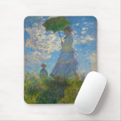 Claude Monet Woman mit einem Sonnenschirm Mousepad (Mit Mouse)