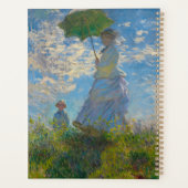Claude Monet Woman mit einem Sonnenschirm Planer (Rückseite)