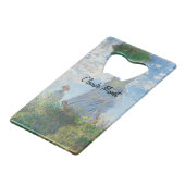 Claude Monet Woman with a Parasol, Geldbeutel Flaschenöffner (Vorderseite Schrägansicht)