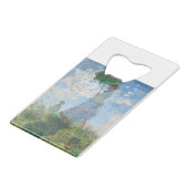 Claude Monet Woman with a Parasol, Geldbeutel Flaschenöffner (Rückseite Schrägansicht)