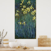 Claude Monet ~ Yellow Irises Poster (Küche)