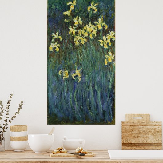 Claude Monet ~ Yellow Irises Poster (Küche)