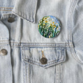 Claude Monet Yellow Irises und Malva 19 Button (Beispiel)