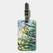 Claude Monet Yellow Irises und Malva 19 Gepäckanhänger (Vorderseite vertikal)
