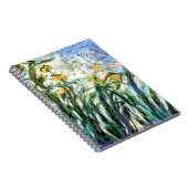Claude Monet Yellow Irises und Malva 19 Notizblock (Rechte Seite)