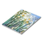 Claude Monet Yellow Irises und Malva 19 Notizblock (Rotiert)