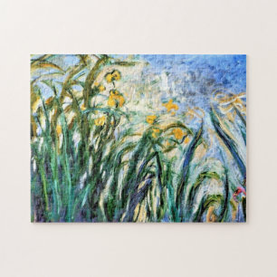 Claude Monet Yellow Irises und Malva 19 Puzzle