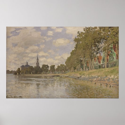 Claude Monet | Zaandam 1871 Poster (Vorne)