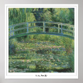 Claude Monet Zedign Art Poster #1 (Vorne)