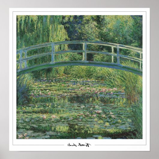 Claude Monet Zedign Art Poster #1 (Vorne)