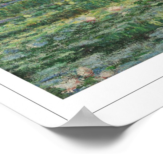 Claude Monet Zedign Art Poster #1 (Ecke)