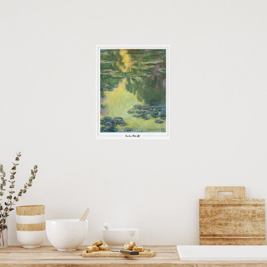 Claude Monet Zedign Art Poster #11 (Küche)