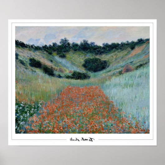 Claude Monet Zedign Art Poster #11-2 (Vorne)