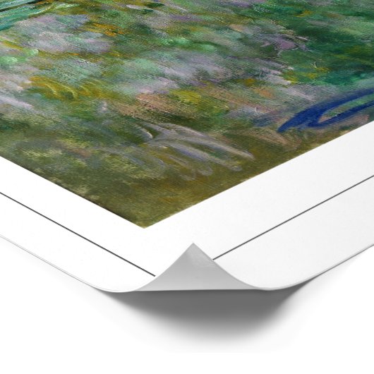 Claude Monet Zedign Art Poster #13 (Ecke)