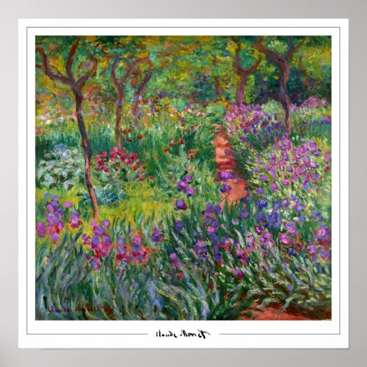 Claude Monet Zedign Art Poster #141-2 (Vorne)