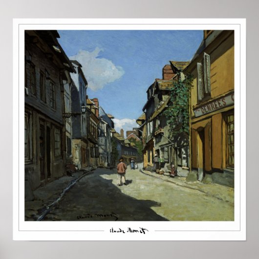 Claude Monet Zedign Art Poster #15 (Vorne)