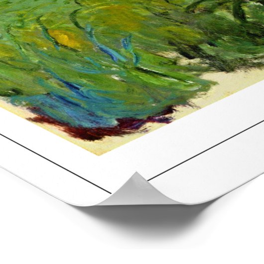 Claude Monet Zedign Art Poster #158 (Ecke)