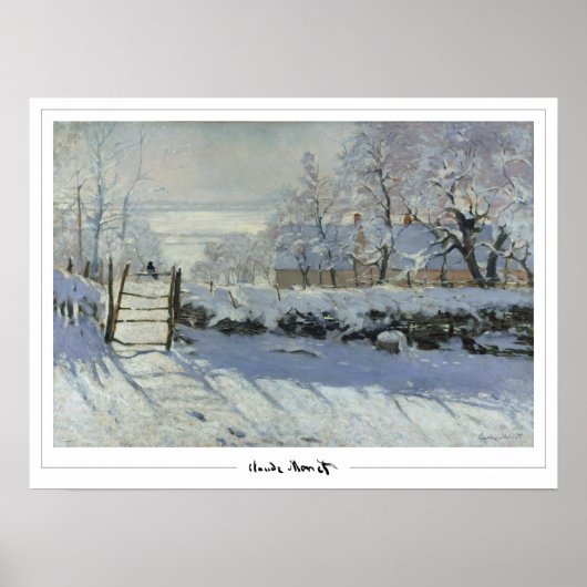 Claude Monet Zedign Art Poster #15-2 (Vorne)