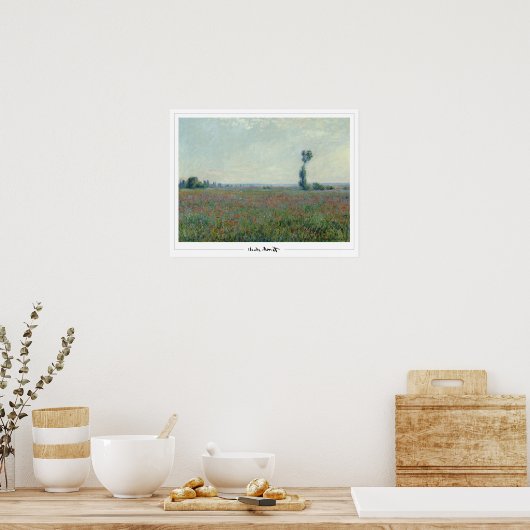Claude Monet Zedign Art Poster #16-2 (Küche)