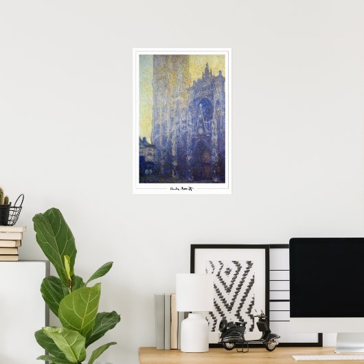 Claude Monet Zedign Art Poster #170-2 (Heimbüro)