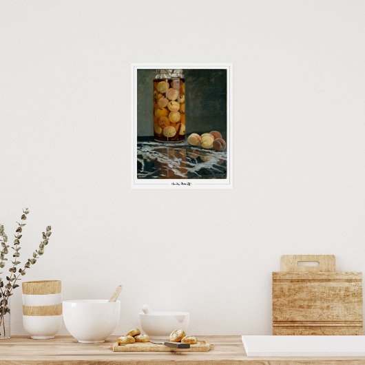 Claude Monet Zedign Art Poster #1-2 (Küche)