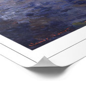 Claude Monet Zedign Art Poster #2 (Ecke)
