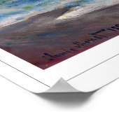 Claude Monet Zedign Art Poster #22 (Ecke)