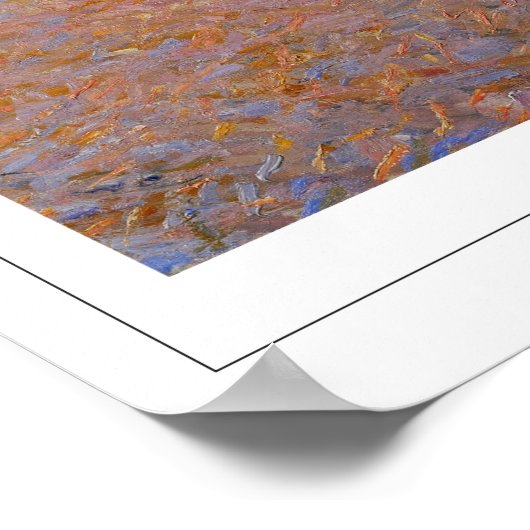 Claude Monet Zedign Art Poster #24 (Ecke)