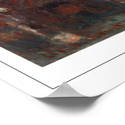 Claude Monet Zedign Art Poster #245-2 (Ecke)