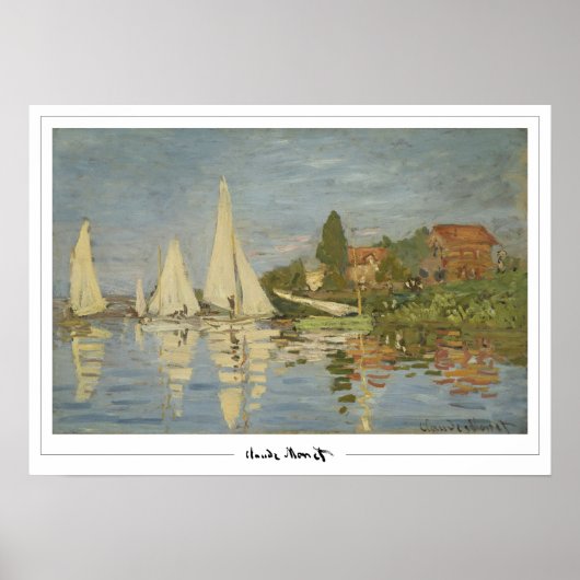 Claude Monet Zedign Art Poster #25 (Vorne)