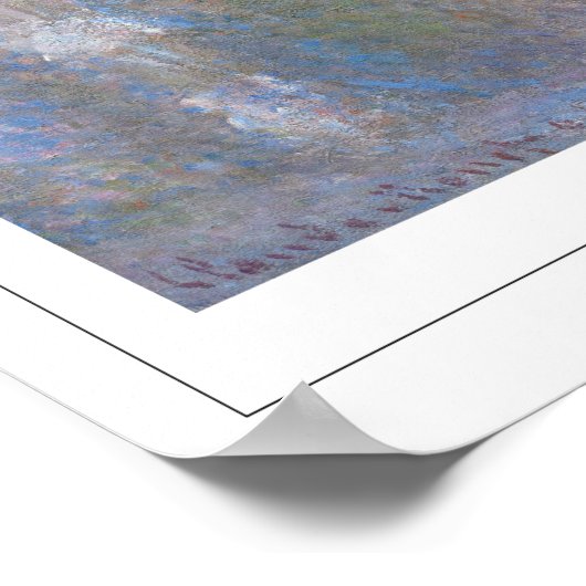 Claude Monet Zedign Art Poster #270 (Ecke)