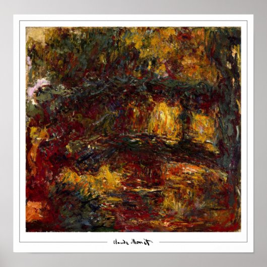 Claude Monet Zedign Art Poster #2-2 (Vorne)