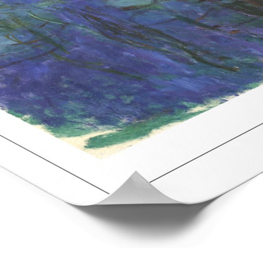 Claude Monet Zedign Art Poster #30 (Ecke)