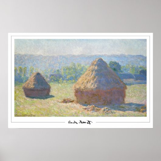 Claude Monet Zedign Art Poster #31 (Vorne)