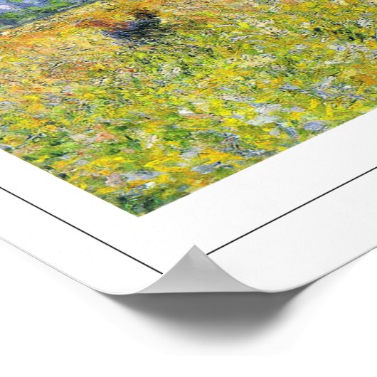 Claude Monet Zedign Art Poster #327-2 (Ecke)