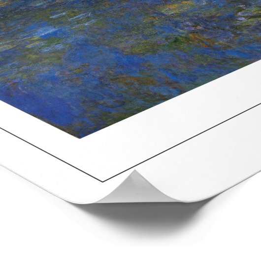 Claude Monet Zedign Art Poster #334 (Ecke)