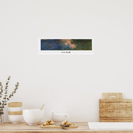 Claude Monet Zedign Art Poster #334 (Küche)