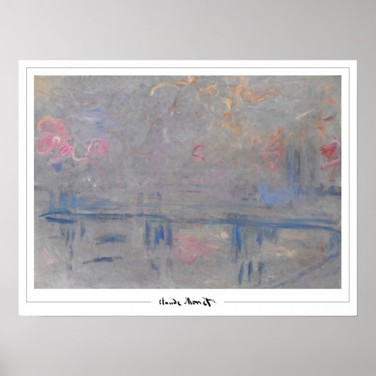 Claude Monet Zedign Art Poster #33-2 (Vorne)