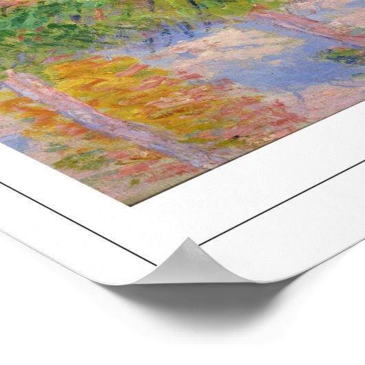 Claude Monet Zedign Art Poster #34 (Ecke)