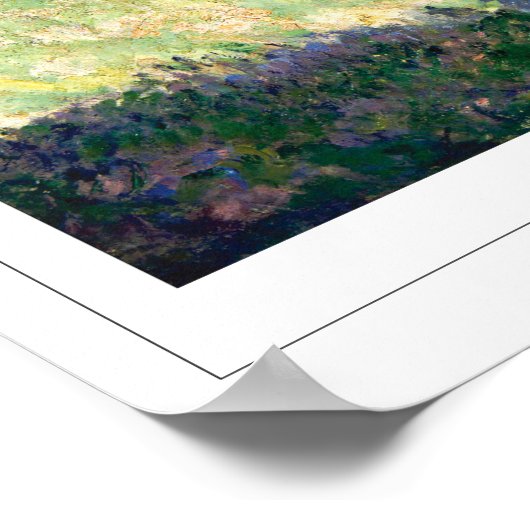 Claude Monet Zedign Art Poster #34-2 (Ecke)