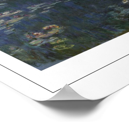 Claude Monet Zedign Art Poster #368 (Ecke)