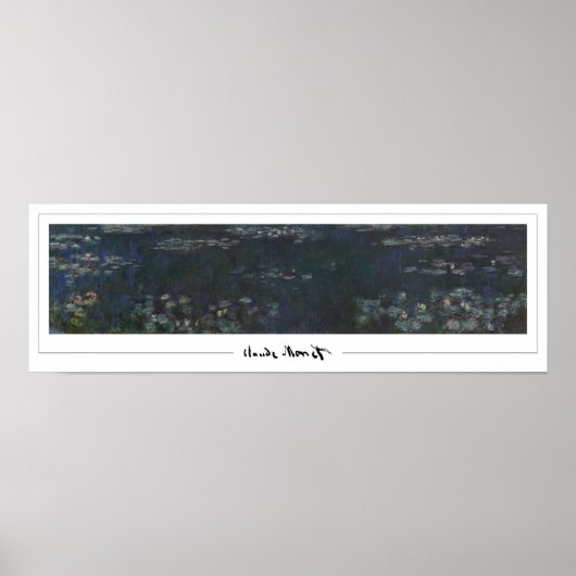 Claude Monet Zedign Art Poster #368 (Vorne)