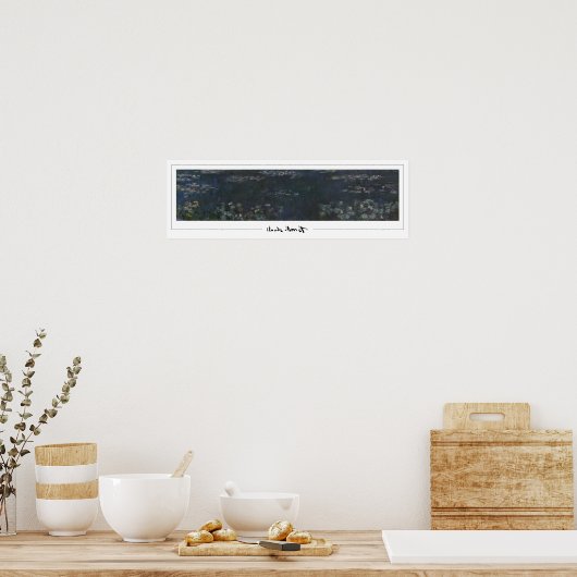 Claude Monet Zedign Art Poster #368 (Küche)
