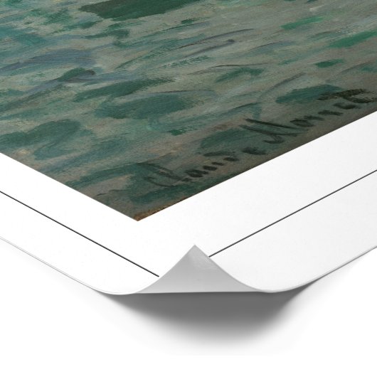 Claude Monet Zedign Art Poster #36-2 (Ecke)