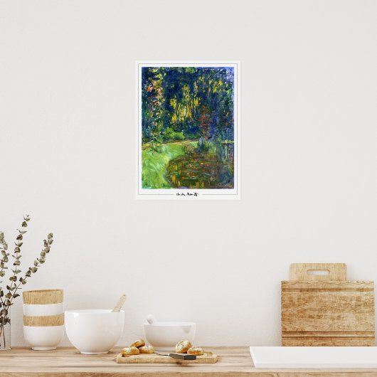 Claude Monet Zedign Art Poster #398 (Küche)
