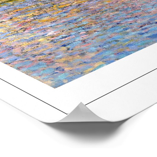 Claude Monet Zedign Art Poster #39-2 (Ecke)