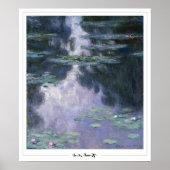 Claude Monet Zedign Art Poster #4 (Vorne)