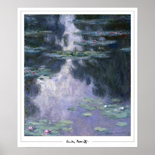 Claude Monet Zedign Art Poster #4 (Vorne)