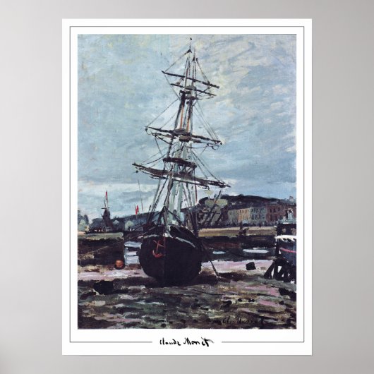 Claude Monet Zedign Art Poster #401-2 (Vorne)